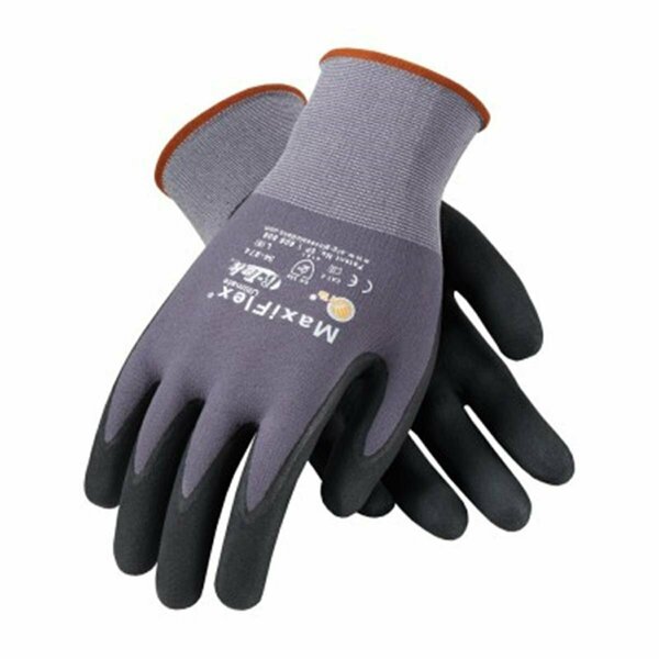 Bouton Maxiflex Ultimate 15G Gry Nylon Shell Blk MicroFoam Glove Small 112-34-874/S